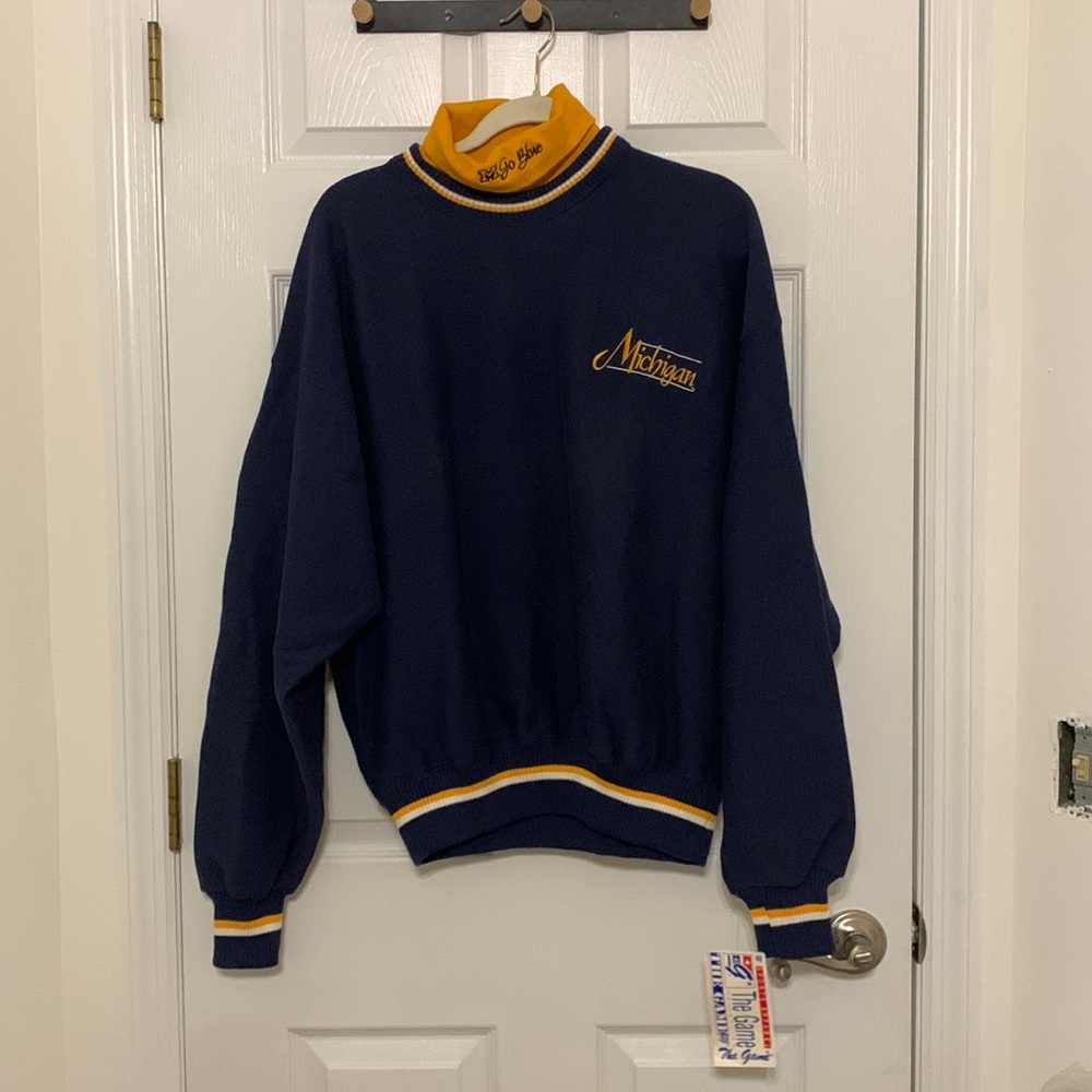 Vintage 1984 Michigan turtleneck sweatshirt